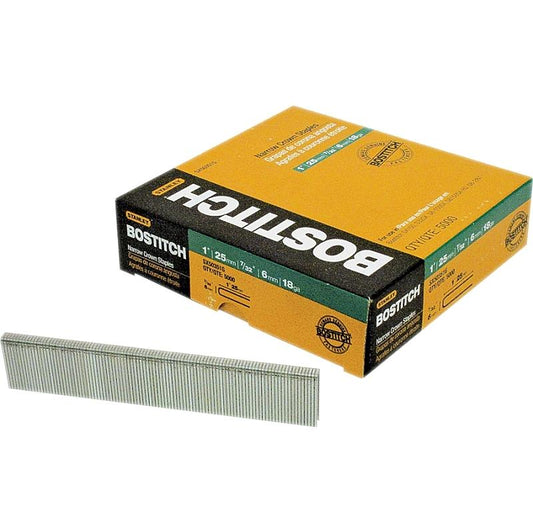 1" X 7/32" Crown Staples 18ga - 5000/Bx