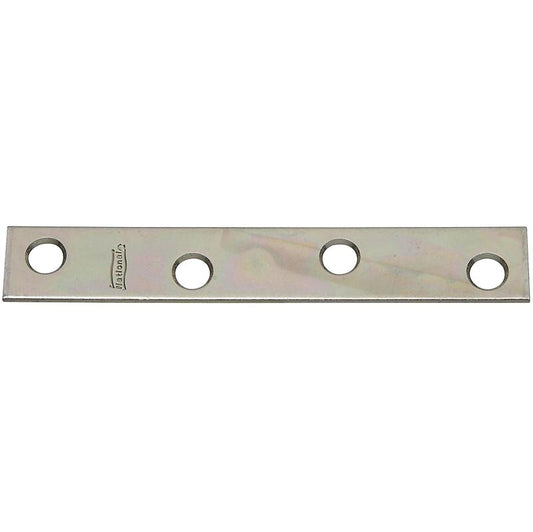 National 4" Mending Braces Zinc 4/pk