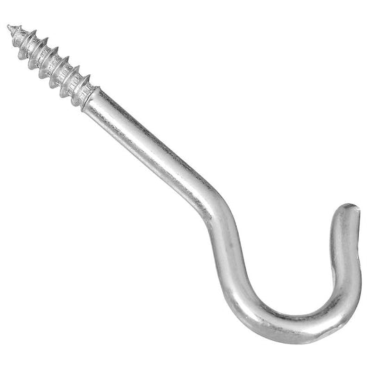 National 2 1/16" Ceiling Hook Zinc 6/pk