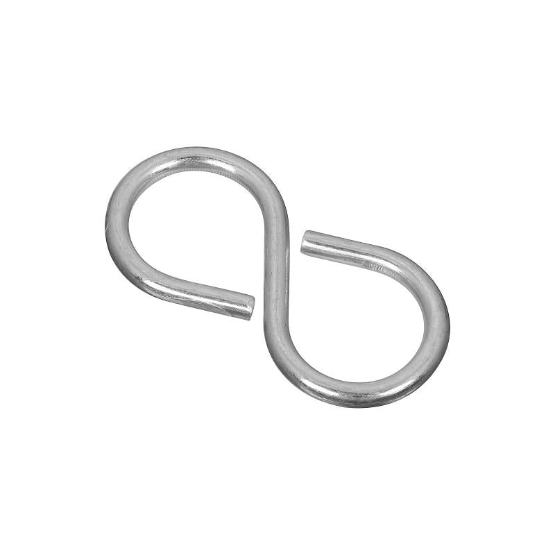 National 2 1/8" S Hook Closed Zinc 3/pk