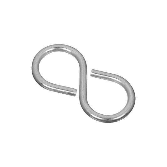 National 2 1/8" S Hook Closed Zinc 3/pk
