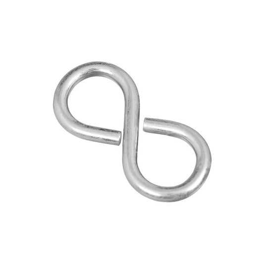 National 1 5/8" S Hook Closed Zinc 4/pk