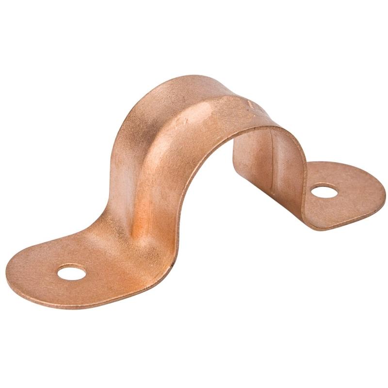 1/2" Copper Pipe Strap - 10/Bag