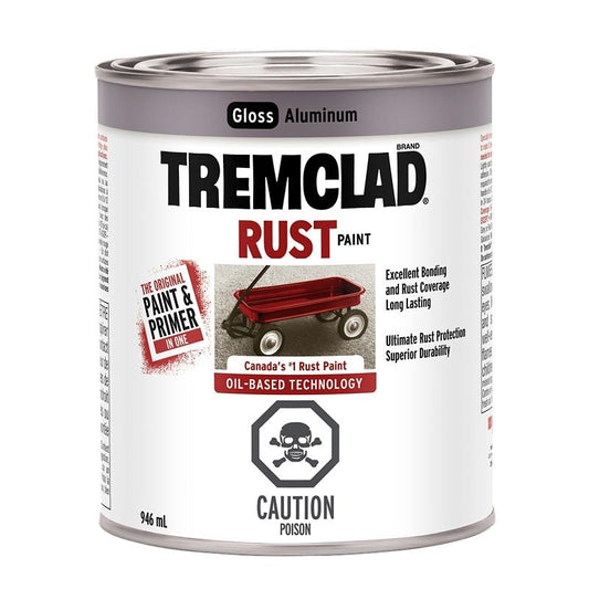 Tremclad Aluminum Rust Paint 946mL