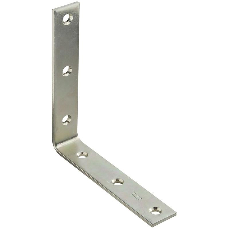 National 1 1/8" X 6" Corner Brace Zinc