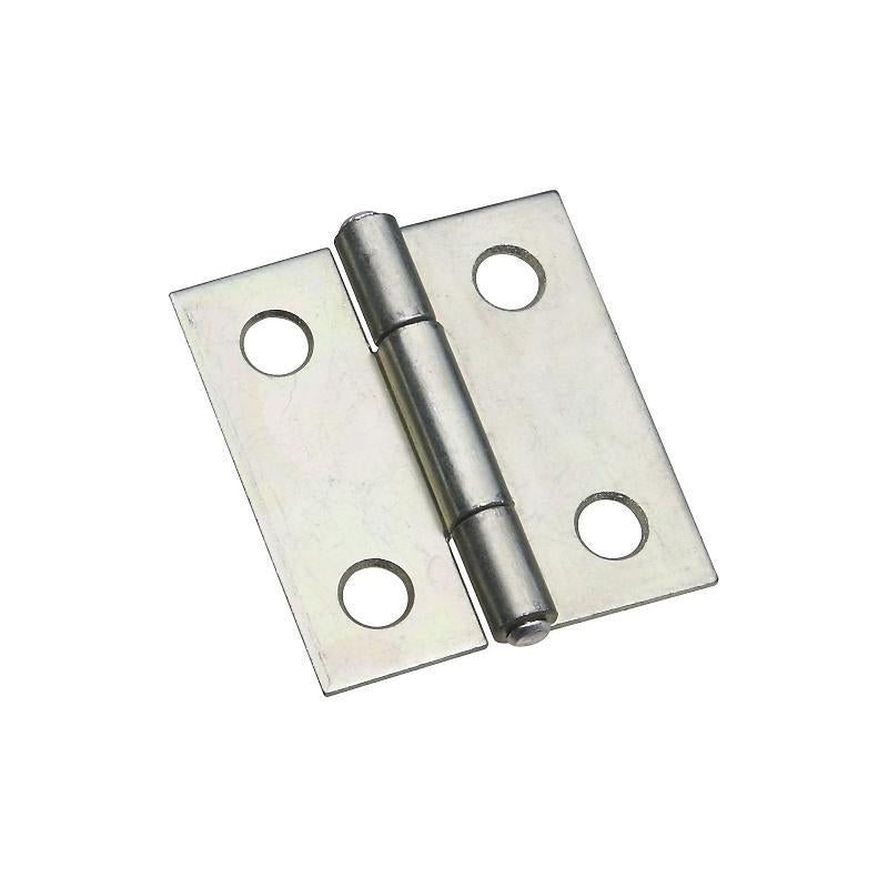 National 1 1/2" Narrow Hinges Zinc 2/pk