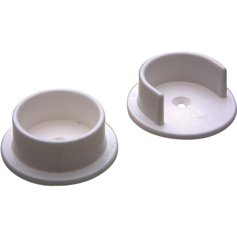 1 3/8" Pole Socket Set White