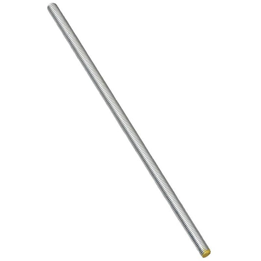 National 3/8" X 24" Threaded Rod Steel