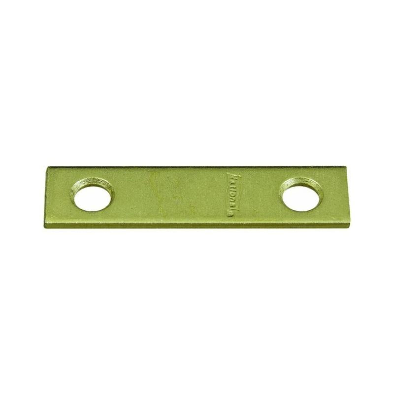 National 1/2" X 2" Mending Braces Brass 4/pk