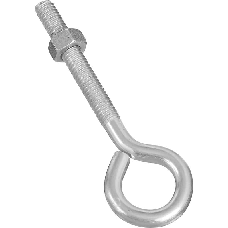 National 5/16" X 4" Eye Bolt W/Nut Zinc