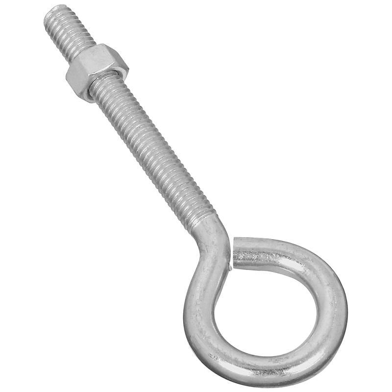 National 3/8" X 5" Eye Bolt W/Nut Zinc