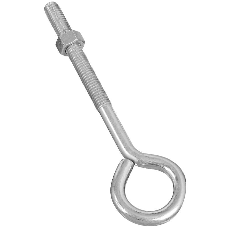 National 3/8" X 6" Eye Bolt W/Nut Zinc
