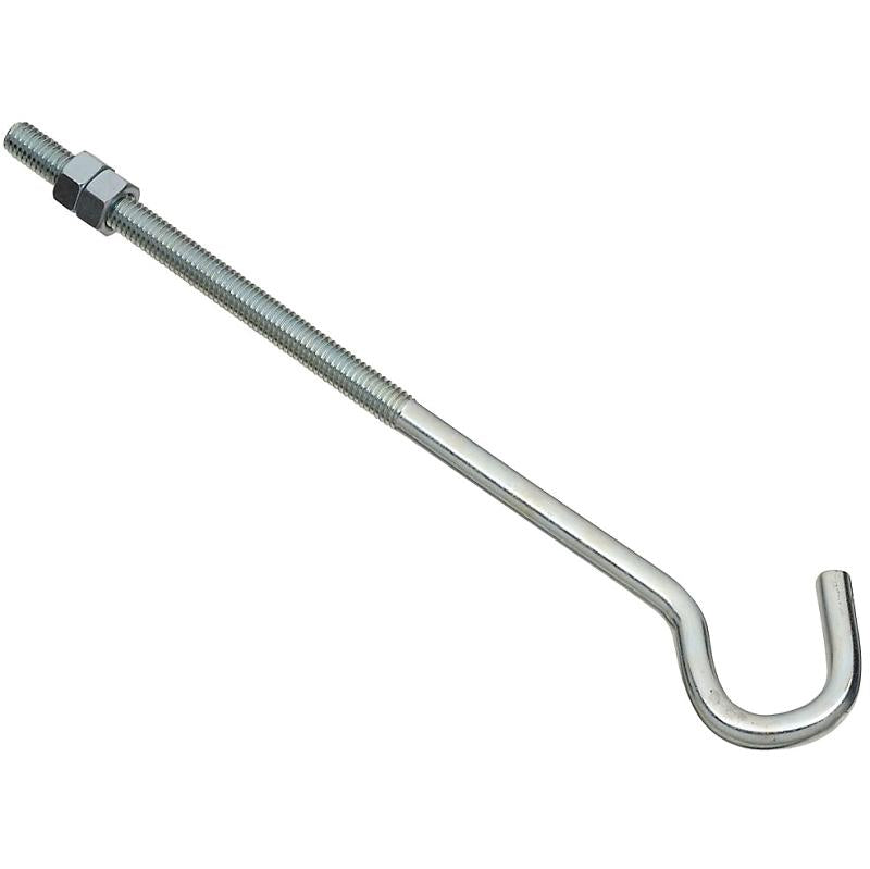 National 3/8" X 10" J Hook Bolt Zinc
