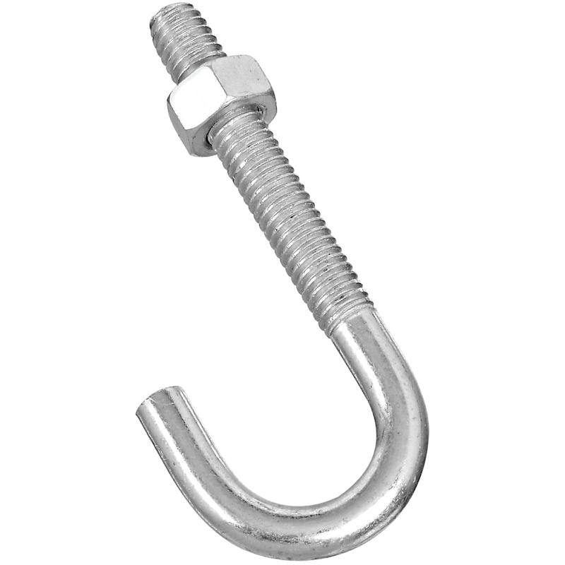 National 5/16" X 3" J Hook Bolt Zinc