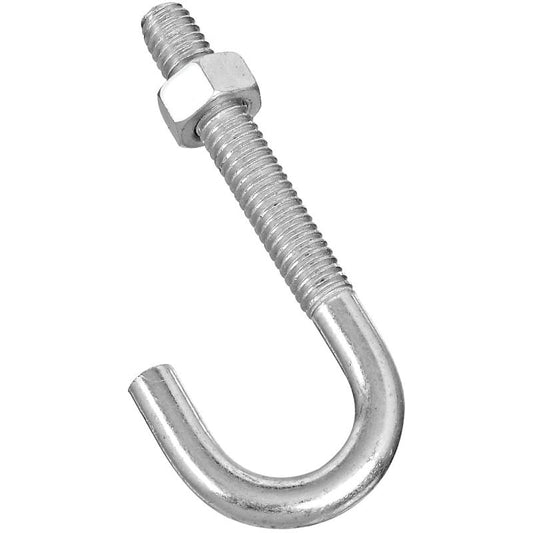 National 5/16" X 3" J Hook Bolt Zinc