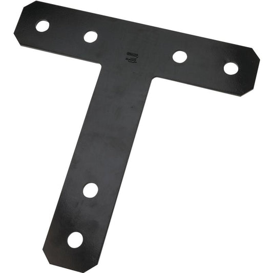 National 6" X 5" T Plates Black