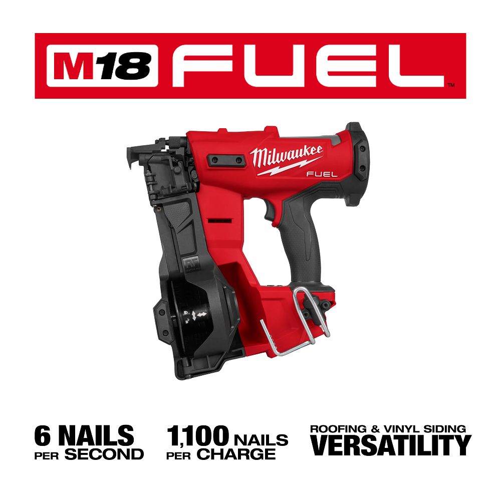 Milwaukee M18 Fuel Coil Roofing Nailer 2909-20