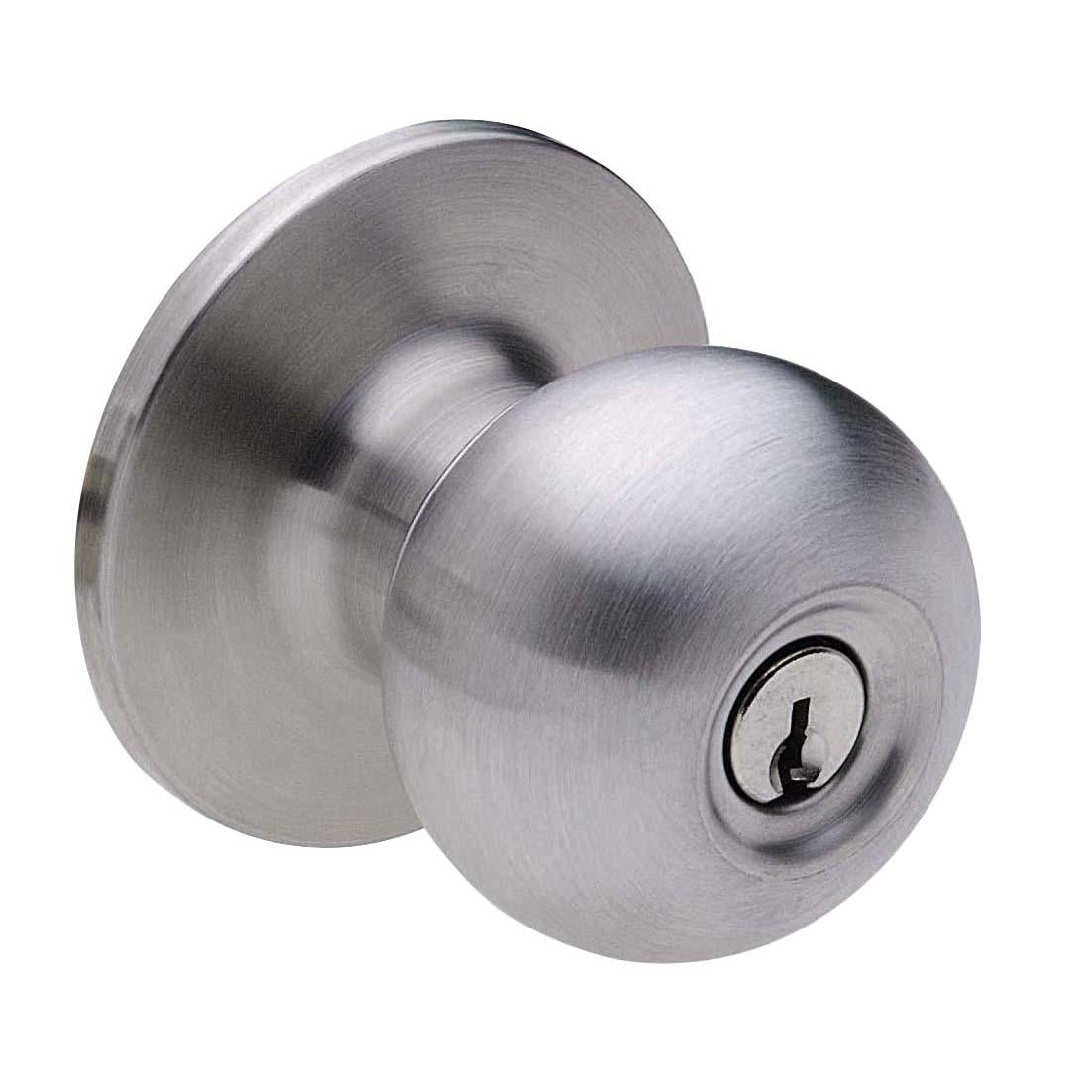 Taymor Villa Ball Knob Entry Stainless Steel