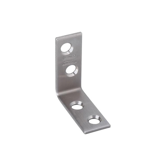 National 5/8" X 1 1/2" Corner Brace Ss 2/pk
