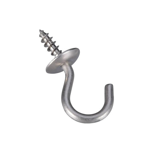 National 3/4" Cup Hook Ss 4/pk