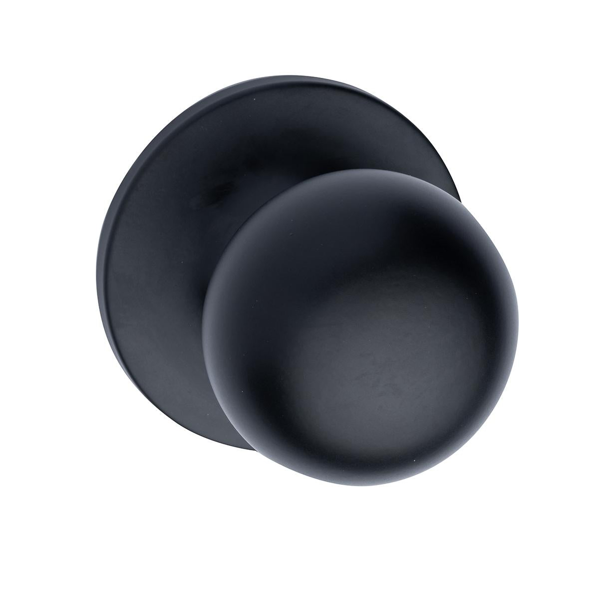 Taymor Villa Ball Knob Passage Matte Black