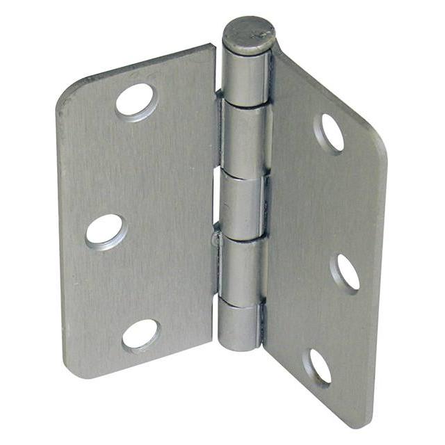 Taymor 3" Hinge 1/4" Radius Satin Nickel 25 PK8245A