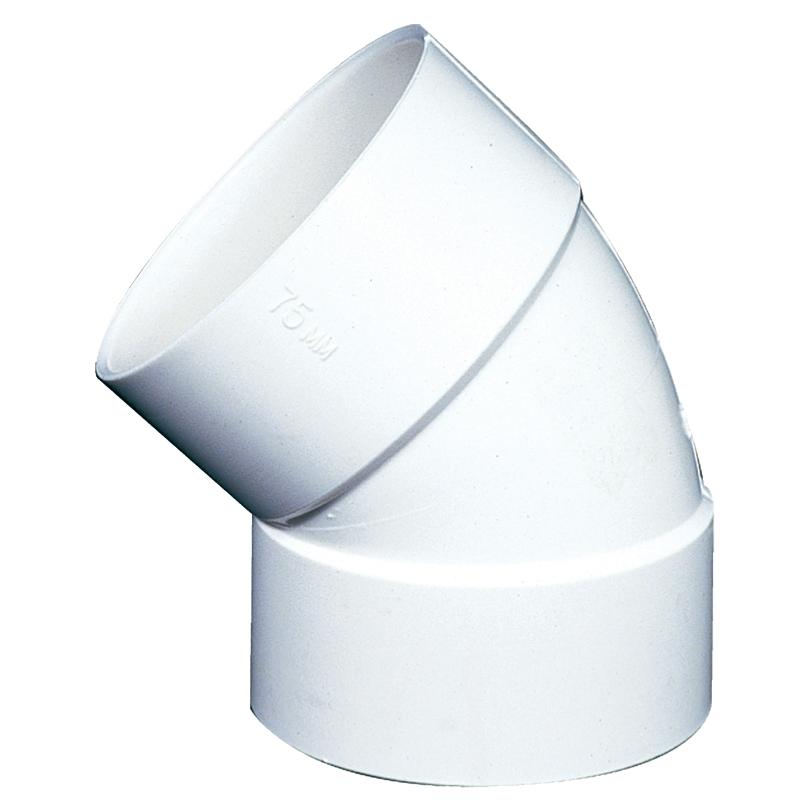 4" Sewer PVC 45 Degree Elbow