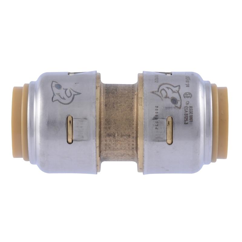 1/2" Coupling Push Brass Sharkbite
