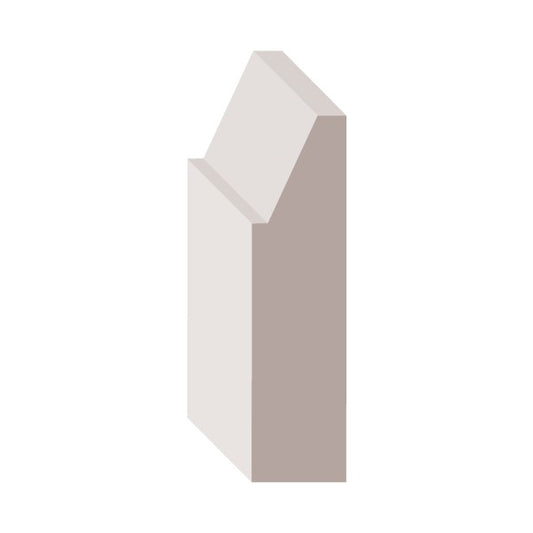 3/8" X 1 3/8" X 7' MDF Door Stop - 01698