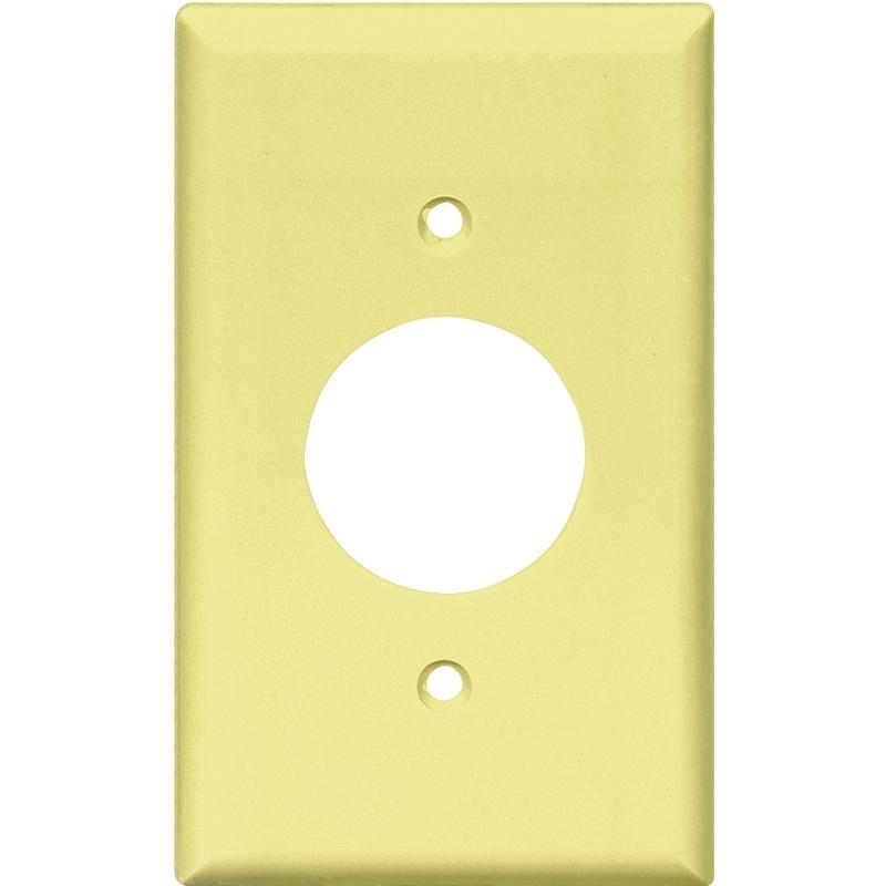 Eaton Single Receptacle Plate Ivory 1-Gang 2131V-BOX