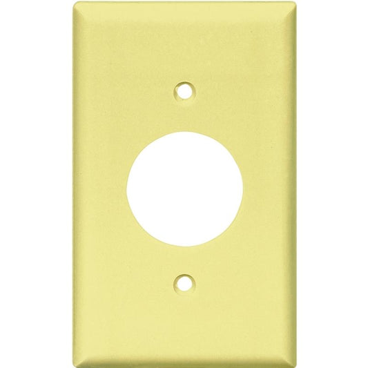 Eaton Single Receptacle Plate Ivory 1-Gang 2131V-BOX
