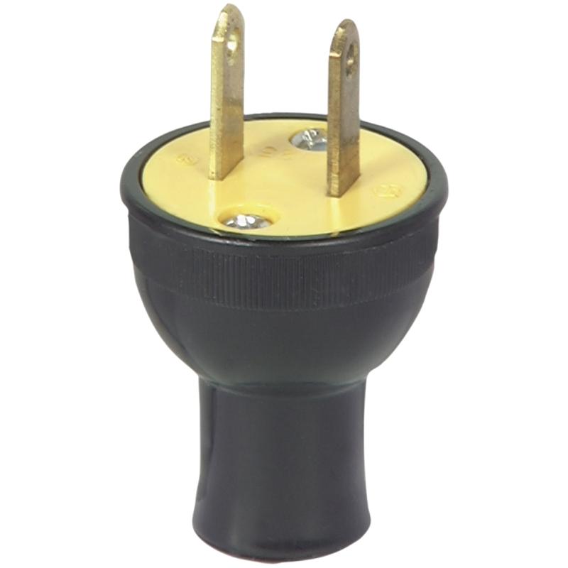 Eaton Round Plug 2-Wire 15A 125V 3123BK