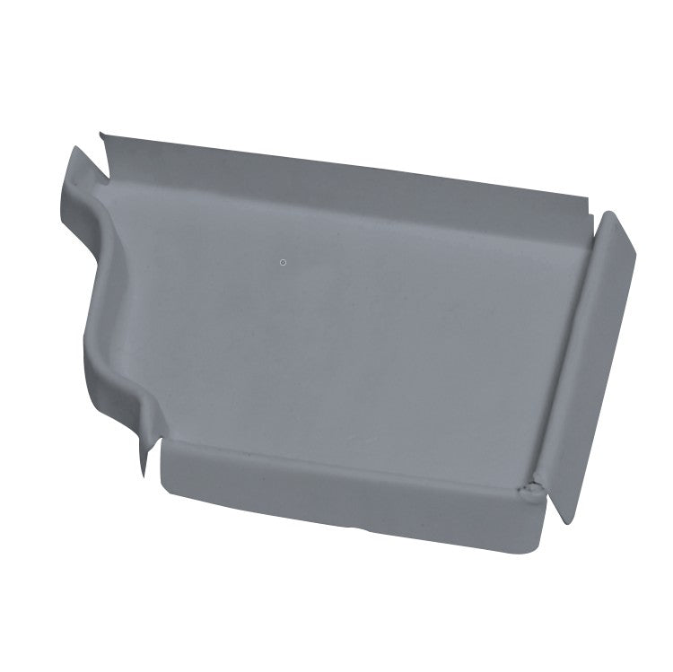 5" Gentek Aluminum Gutter Endcap White Right