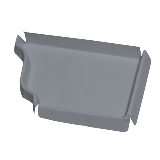 5" Gentek Aluminum Gutter Endcap White Right