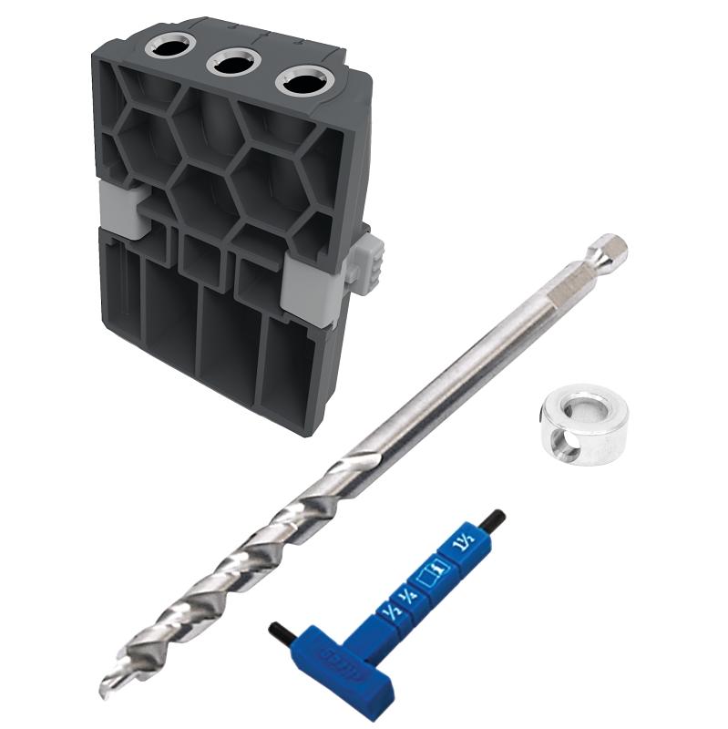 Kreg Drill Bit With Stop Collar, Gauge & Hex Wrench