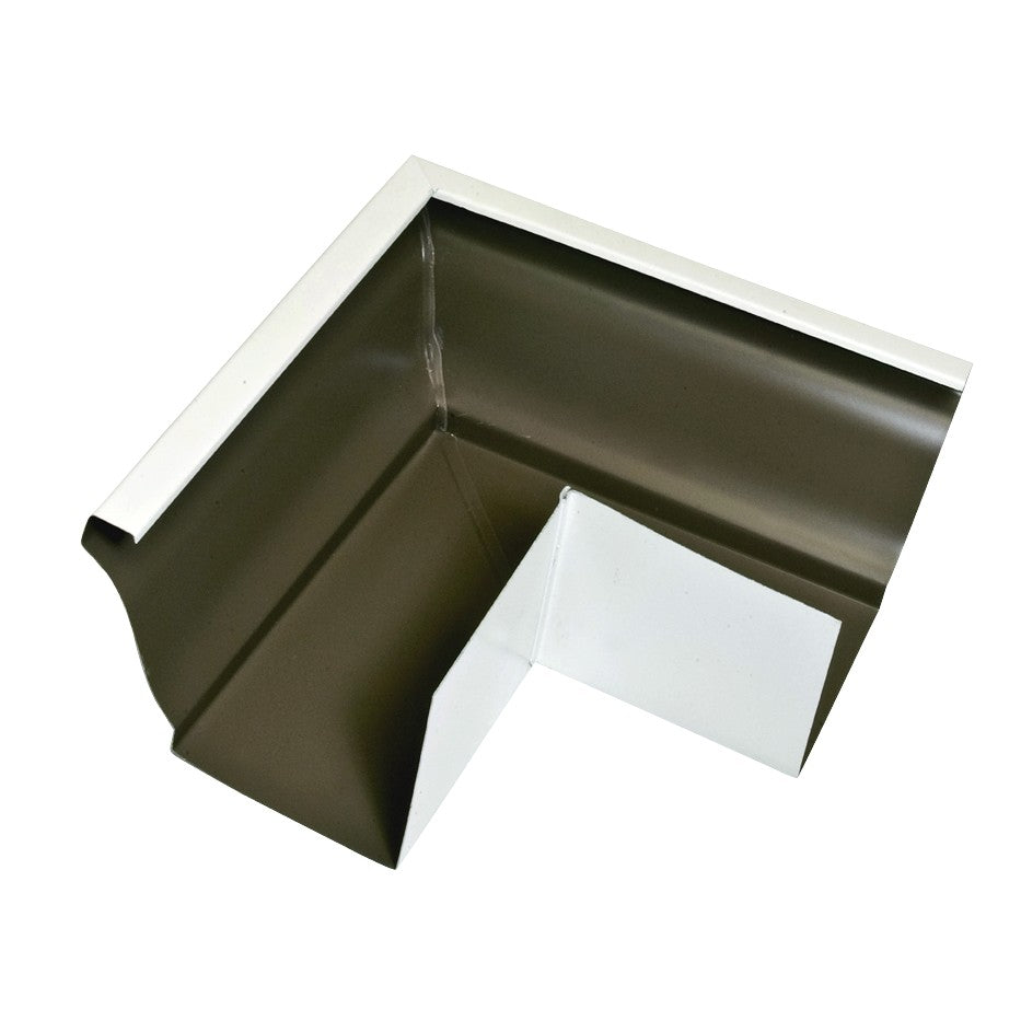 5" Gentek Aluminum Gutter Outside Corner White