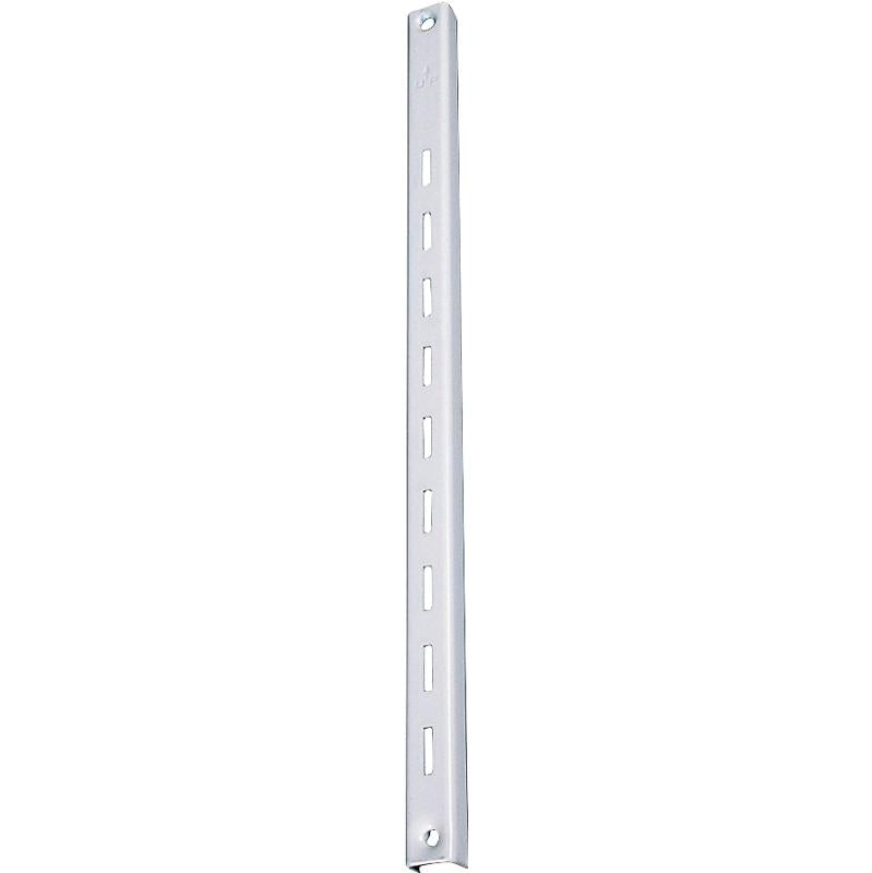 48" Shelf Slotted Track White