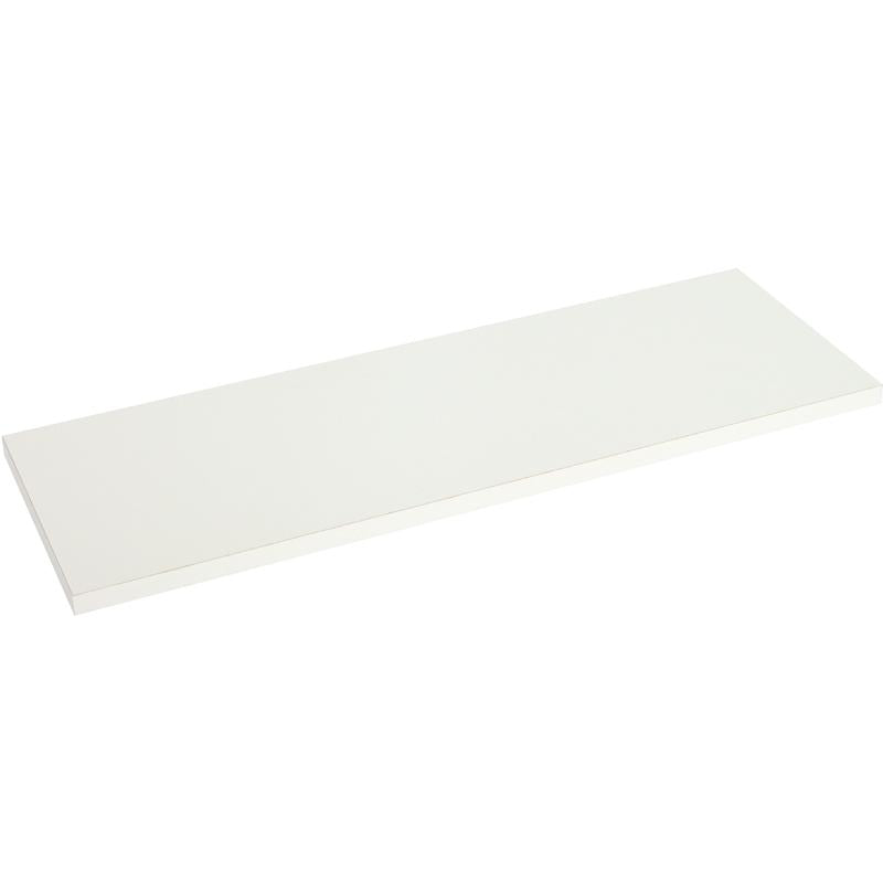 8" X 36" Wood Shelf White