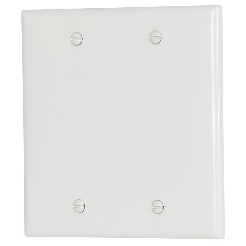 Eaton Blank Wallplate White 2-Gang 2137W