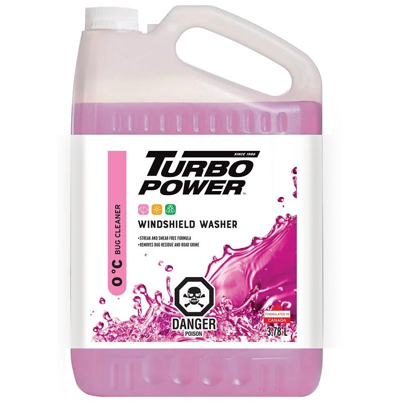 Turbo Power Windshield Washer Fluid Bug Wash 3.78L