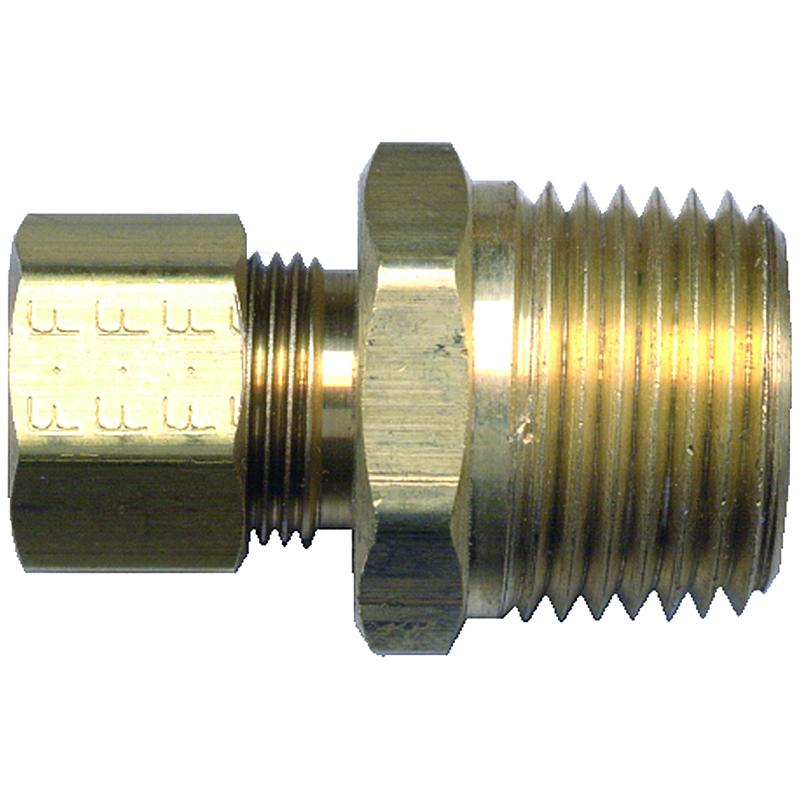 1/4" X 3/8" Comp Male Connector
