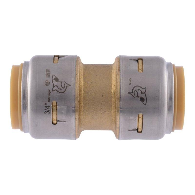 3/4" Push Fit Sharkbite Coupler
