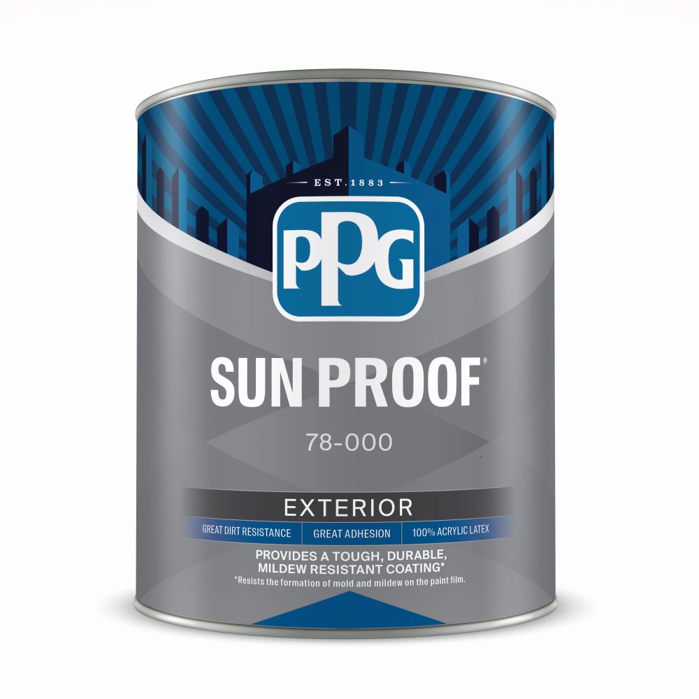 PPG Sun Proof 78-300 Satin Exterior Ultradeep 946mL