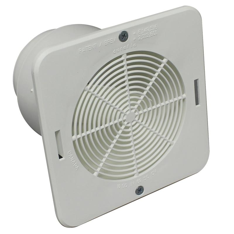 White Soffit Exhaust Vent - 646015