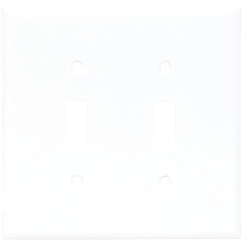 Eaton Double Switch Plate White 2139W