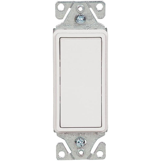 Eaton Decorator Switch White 3-Way 15A 7503W