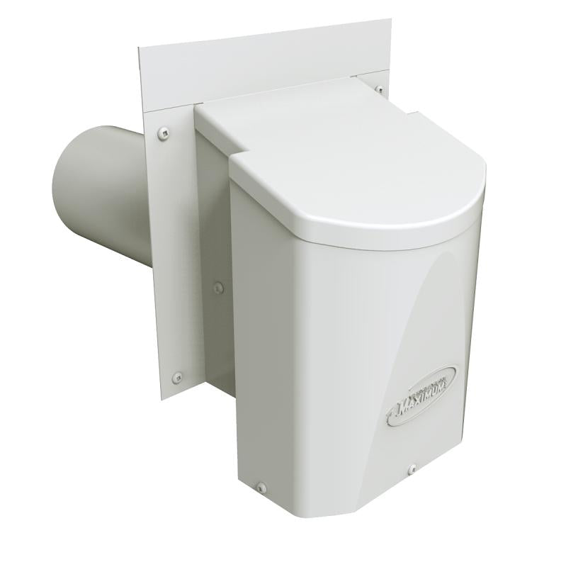 4" White Wall Exhaust W/9" Pipe