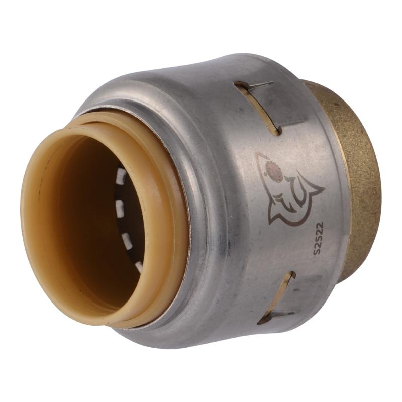 1/2" Sharkbite Cap End Push Brass
