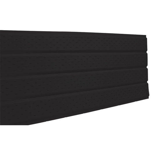 16" Gentek Aluminum 4-Panel Soffit Vented Black
