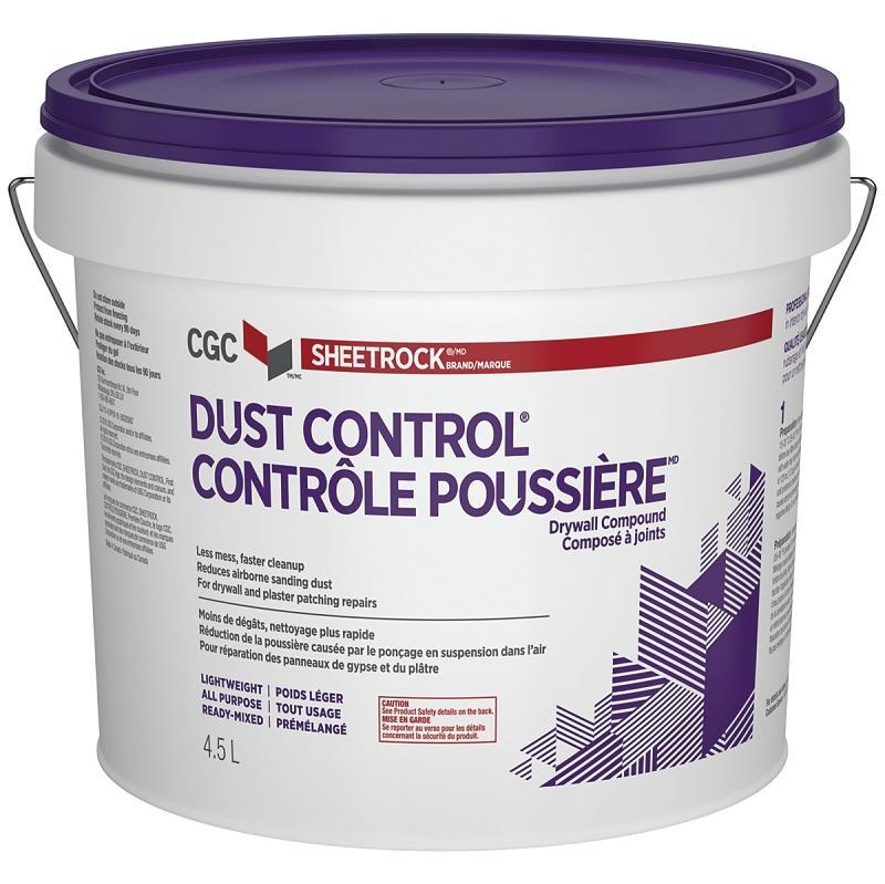 Dust Control Drywall Mud - 4.5L